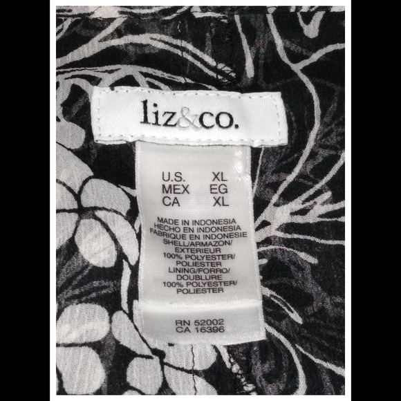 LIZ & CO Sheer sleeveless blouse - Picture 4 of 5